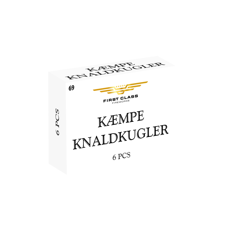 69 Kæmpe Knaldkugler