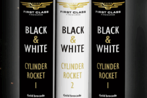 161 3 stk. Cylinder Raketter